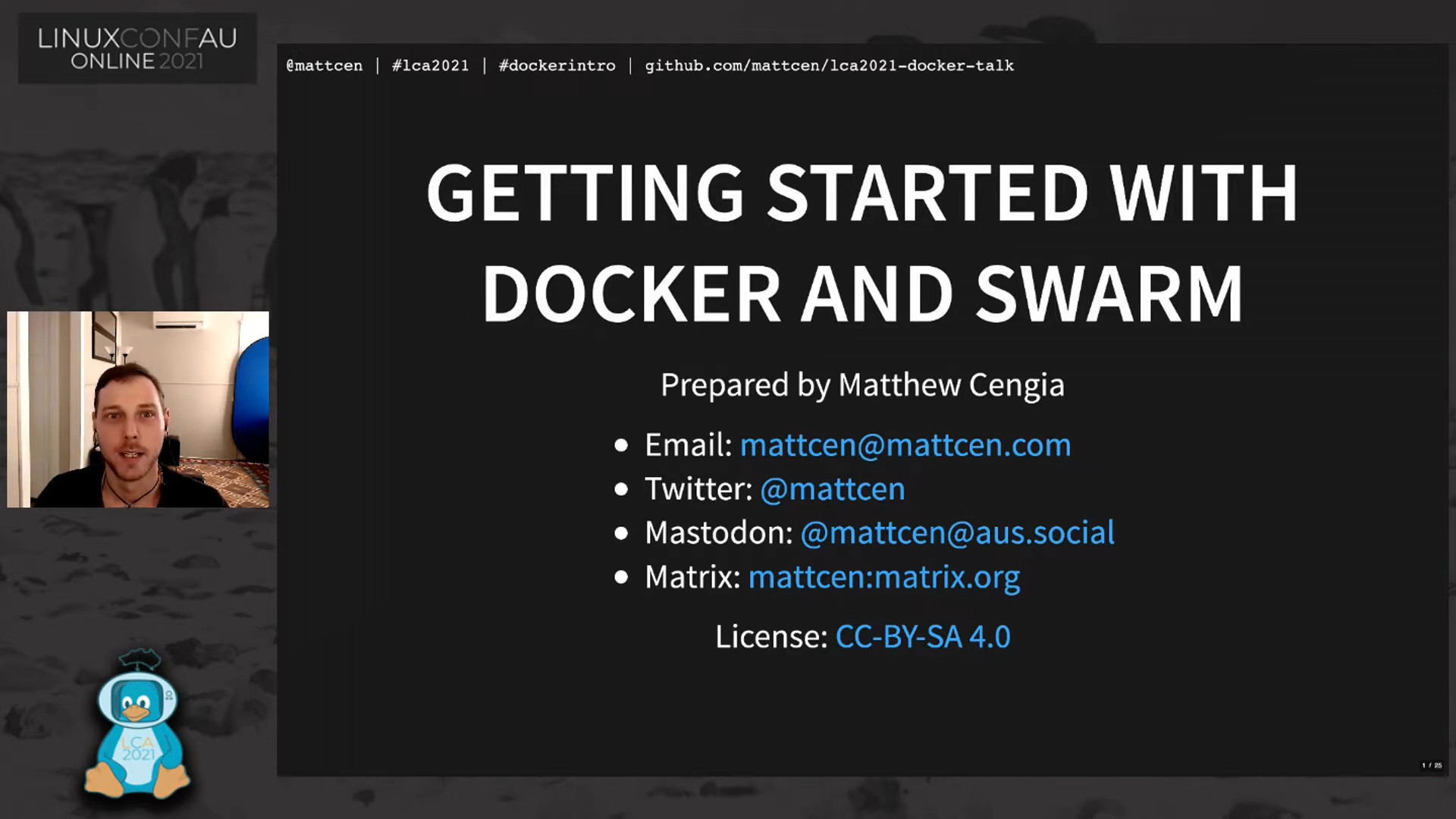 Getting started with Docker and Swarm video